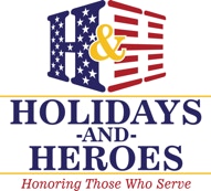 Holidays and Heroes Logo